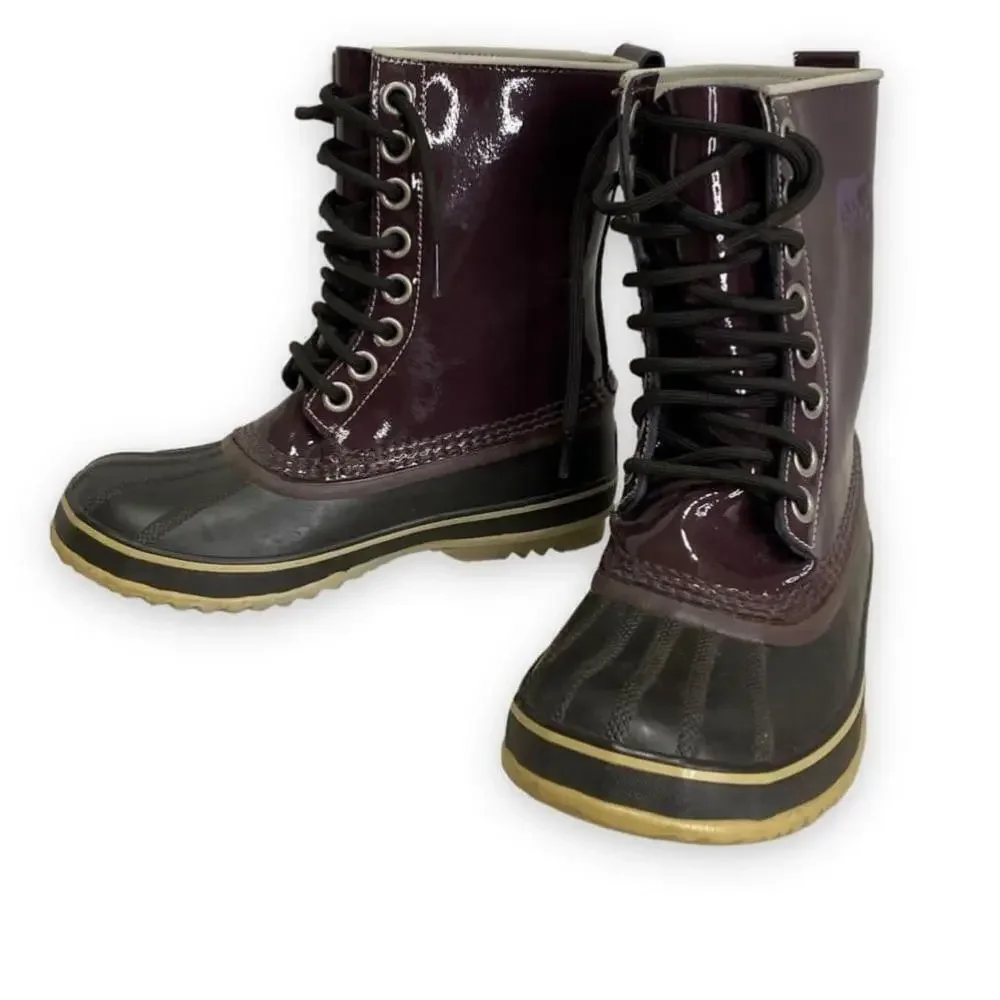SOREL 1964 Premium Waterproof Winter Boot - Wine Patent - 6 - China